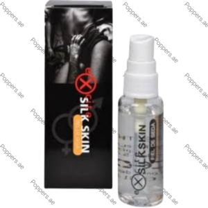 Excite Silk Skin Gel bottle and packaging box on white background