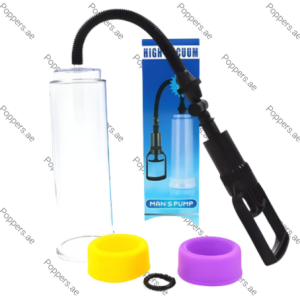 High Vacuum Dick Pump with retail packaging and vacuum support accessories