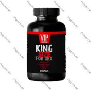 King Size Male Enhancement Pills bottle on white background