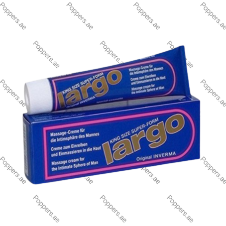Largo Cream Original tube and packaging box on white background