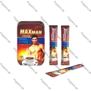 MAXMAN instant coffee sachets for men wellness and stamina support