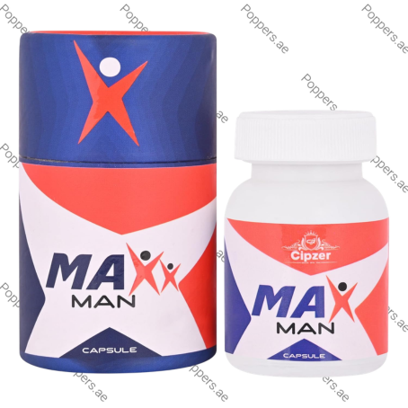 Maxman Penis Enlargement capsule bottle with premium retail packaging