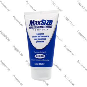Maxsize Male Enlargement Gel tube on white background
