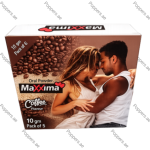 Maxxima Coffee oral powder product box on white background