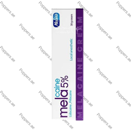 Melacaine 5 percent lidocaine cream topical anesthetic