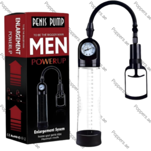 Penis Pump in UAE enlargement system with vacuum gauge and retail packaging