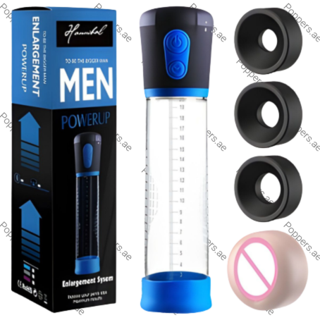 Penis Pump With Toy enlargement system with vacuum pump sleeves and packaging