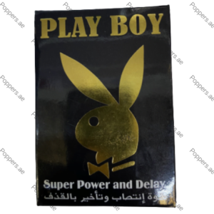 Playboy Power Delay Capsule packaging box on white background