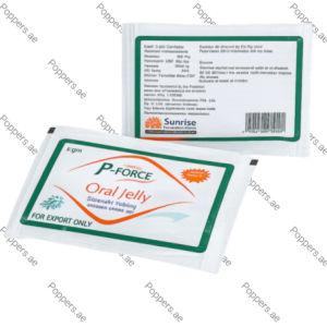 Super P-Force Oral Jelly sachets on white background