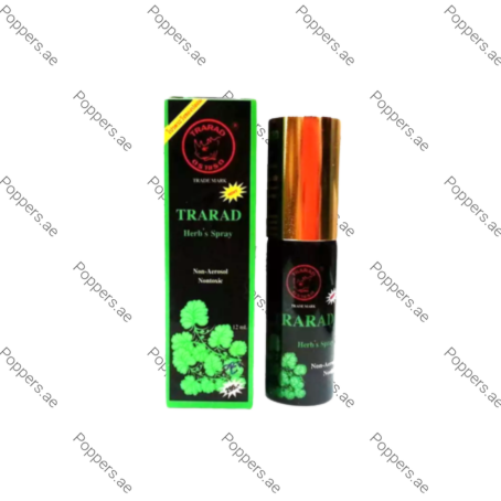 Tarad Herb Sex Spray bottle and packaging box on white background