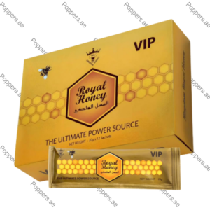 VIP Royal Honey sachet and product box on white background
